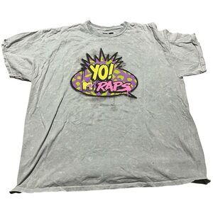 Yo! MTV Raps Graphic T-Shirt Size XXL Throwback Music Hip Hop Nostalgia